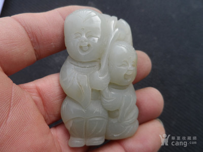 收来的老和田玉,【福娃】_收来的老和田玉,【福娃】价格_收来的老和田玉,【福娃】图片_来自藏友淘开心藏快乐_玉器_地摊交易_华夏收藏网 cang.com