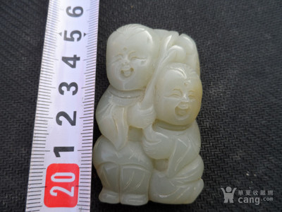 收来的老和田玉,【福娃】_收来的老和田玉,【福娃】价格_收来的老和田玉,【福娃】图片_来自藏友淘开心藏快乐_玉器_地摊交易_华夏收藏网 cang.com